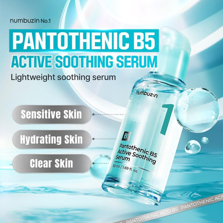 NUMBUZIN No.1 Pantothenic B5 Active Soothing Serum 50ml Health & Beauty oceanbuy beauty markham toronto free ship USA asian korean skincare