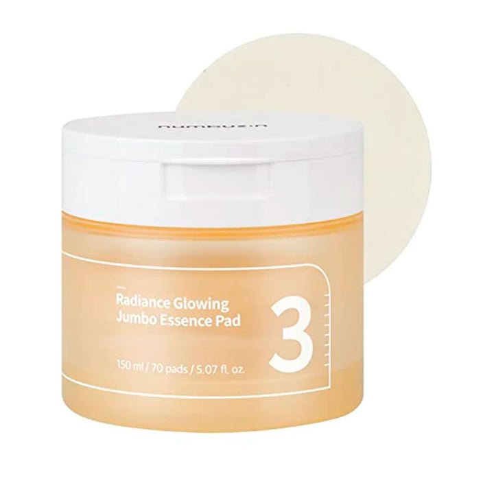 Numbuzin No.3 Radiance Glowing Jumbo Essence Pad 150ml / 70pads oceanbuy.ca markham toronto free ship USA asian korean skincare