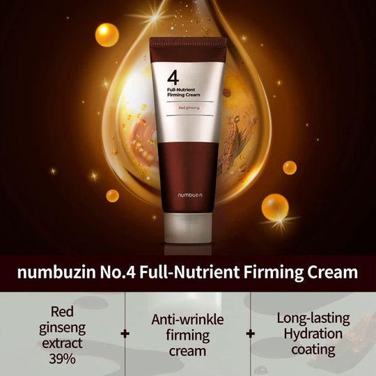 numbuzin No.4 Full - Nutrient Firming Cream 60ml oceanbuy.ca markham toronto free ship USA asian korean skincare