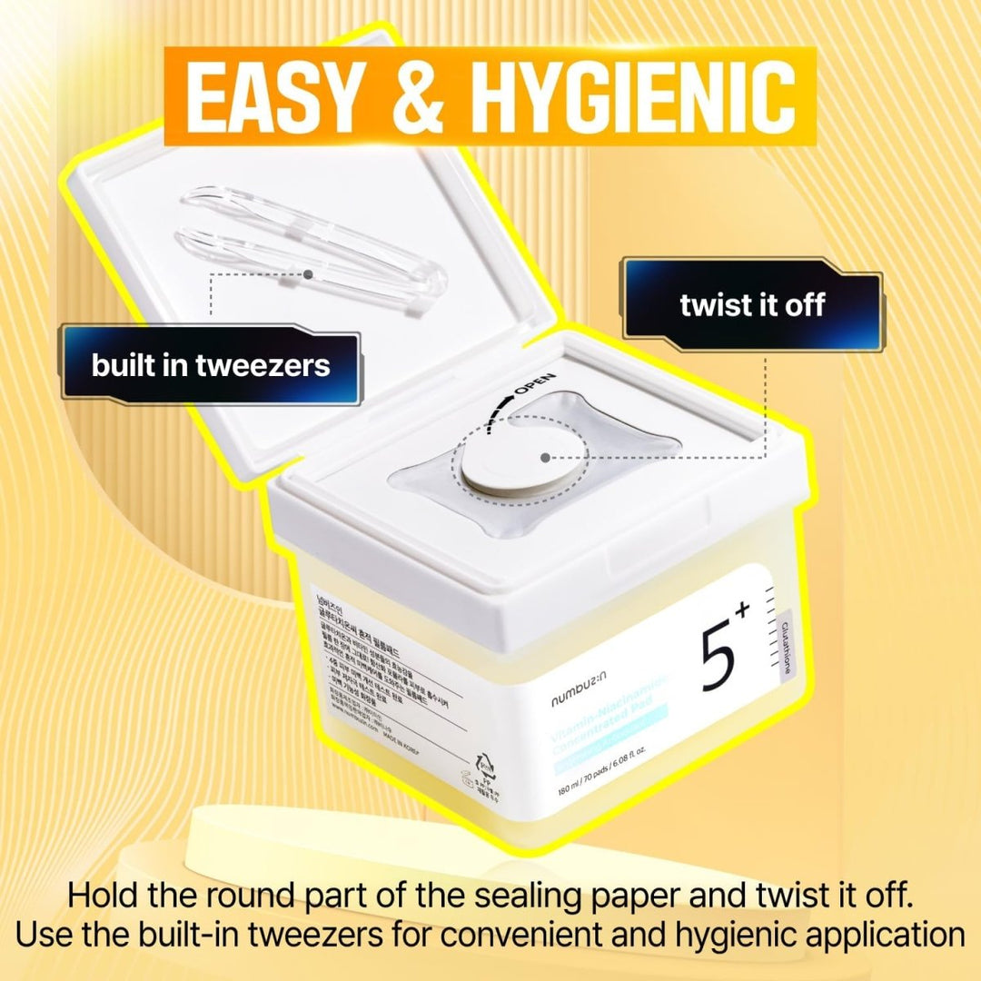 NUMBUZIN No.5 Vitamin - Niacinamide Concentrated Pad 70Pads Health & Beauty oceanbuy beauty markham toronto free ship USA asian korean skincare