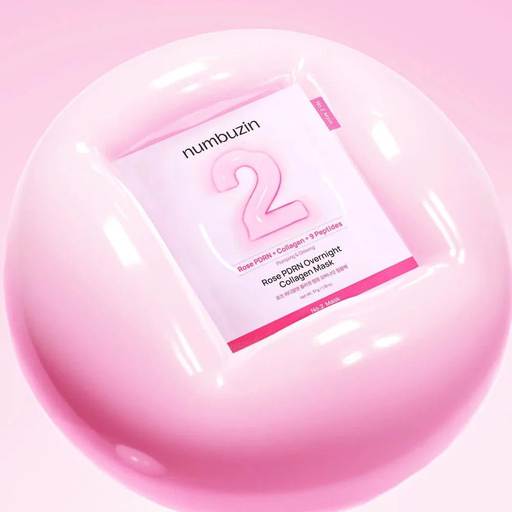 NUMBUZIN No.2 Rose PDRN Overnight Collagen Mask 4pc Sheet Mask 1