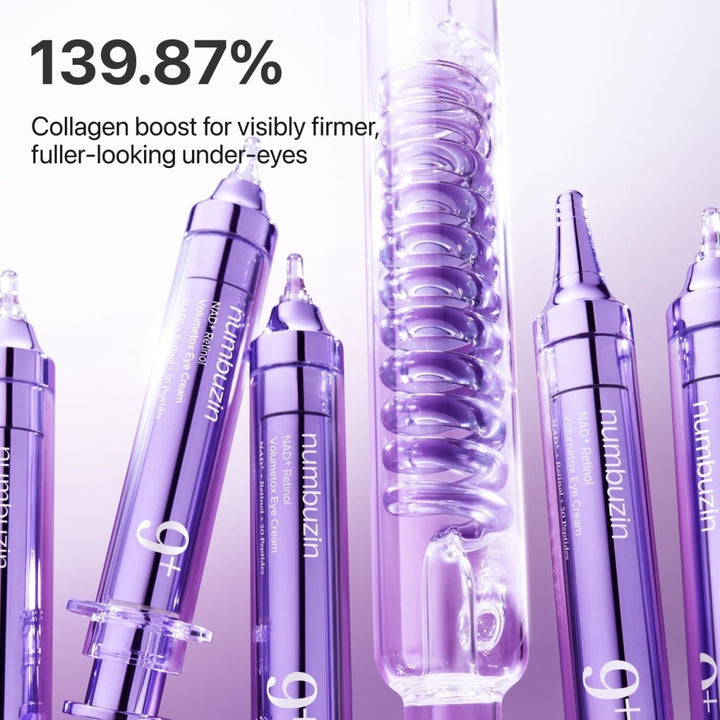 NUMBUZIN No.9 NAD+ Retinol Volumetox Eye Cream 10ml Health & Beauty 5