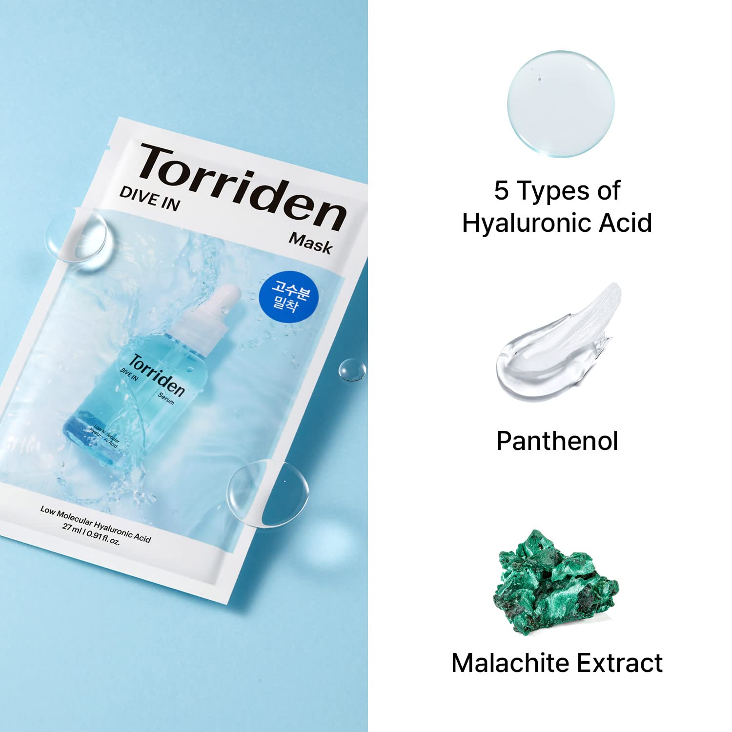 Torriden DIVE - IN Low - Molecular Hyaluronic Acid Masks 10EA Health & Beauty oceanbuy.ca markham toronto free ship USA asian korean skincare