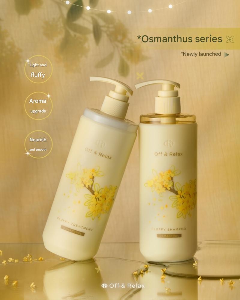 Off & Relax Refreshing Osmanthus Silky & Volumizing Treatment 260ml Conditioner 2