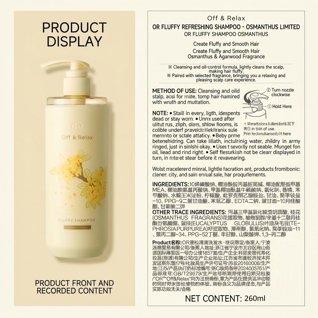Off & Relax Refreshing Osmanthus Silky & Volumizing Treatment 260ml Conditioner 7
