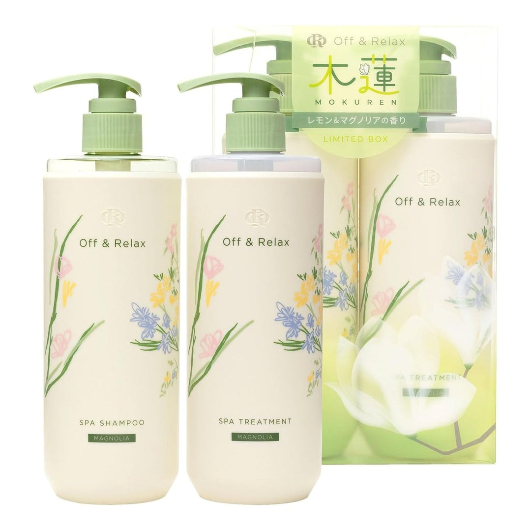 Off & Relax Spa Hair Care Set Limited Edition 460ml*2 - Mokuren Hair Care
