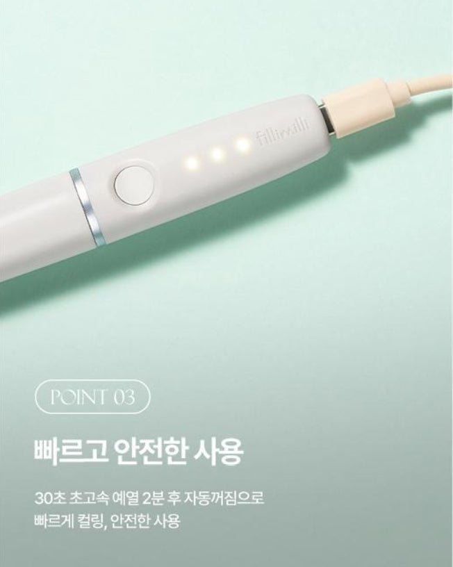 OLIVE YOUNG Fillimilli Dual Heated Eyelash Curler - USB Type Health & Beauty 8