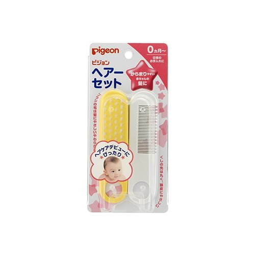 PIGEON Baby Comb &amp; Brush from 0 months oceanbuy.ca markham toronto free ship USA asian korean skincare