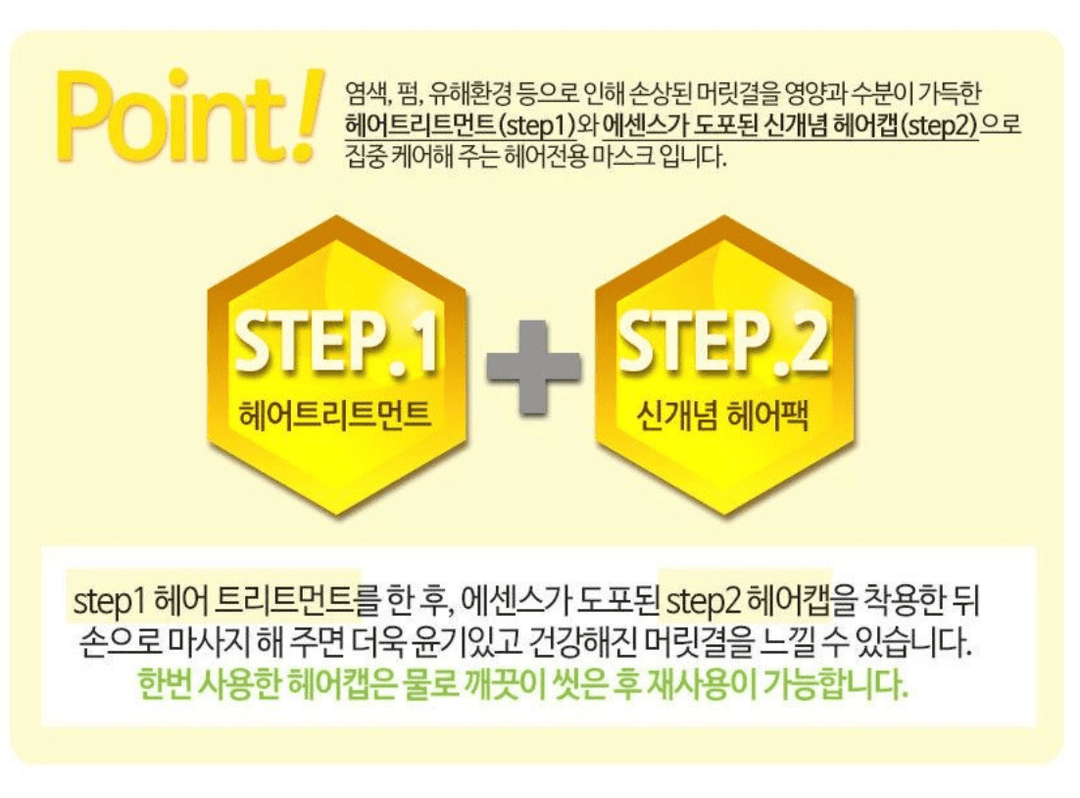 PUREDERM 2 - in - 1 Vital Radiance Hair Mask & Hair Cap 1Pcs - Honey Hair Care oceanbuy beauty markham toronto free ship USA asian korean skincare