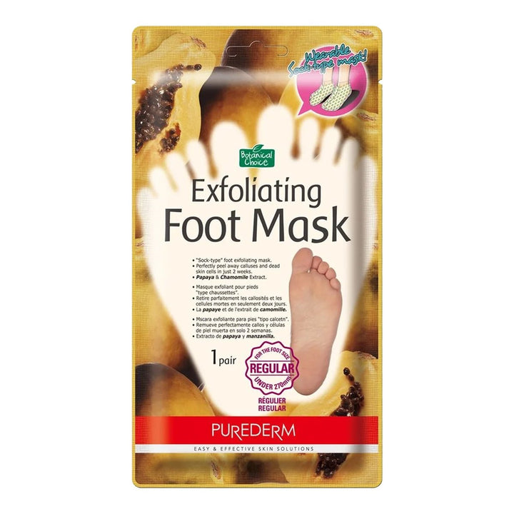 PUREDERM Exfoliating Foot Mask 1 Pair Health & Beauty oceanbuy beauty markham toronto free ship USA asian korean skincare