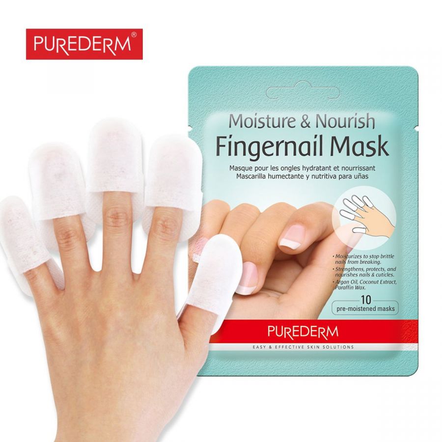 PUREDERM Moisture and Nourish Fingernail Mask 10Pcs Health & Beauty oceanbuy.ca markham toronto free ship USA asian korean skincare