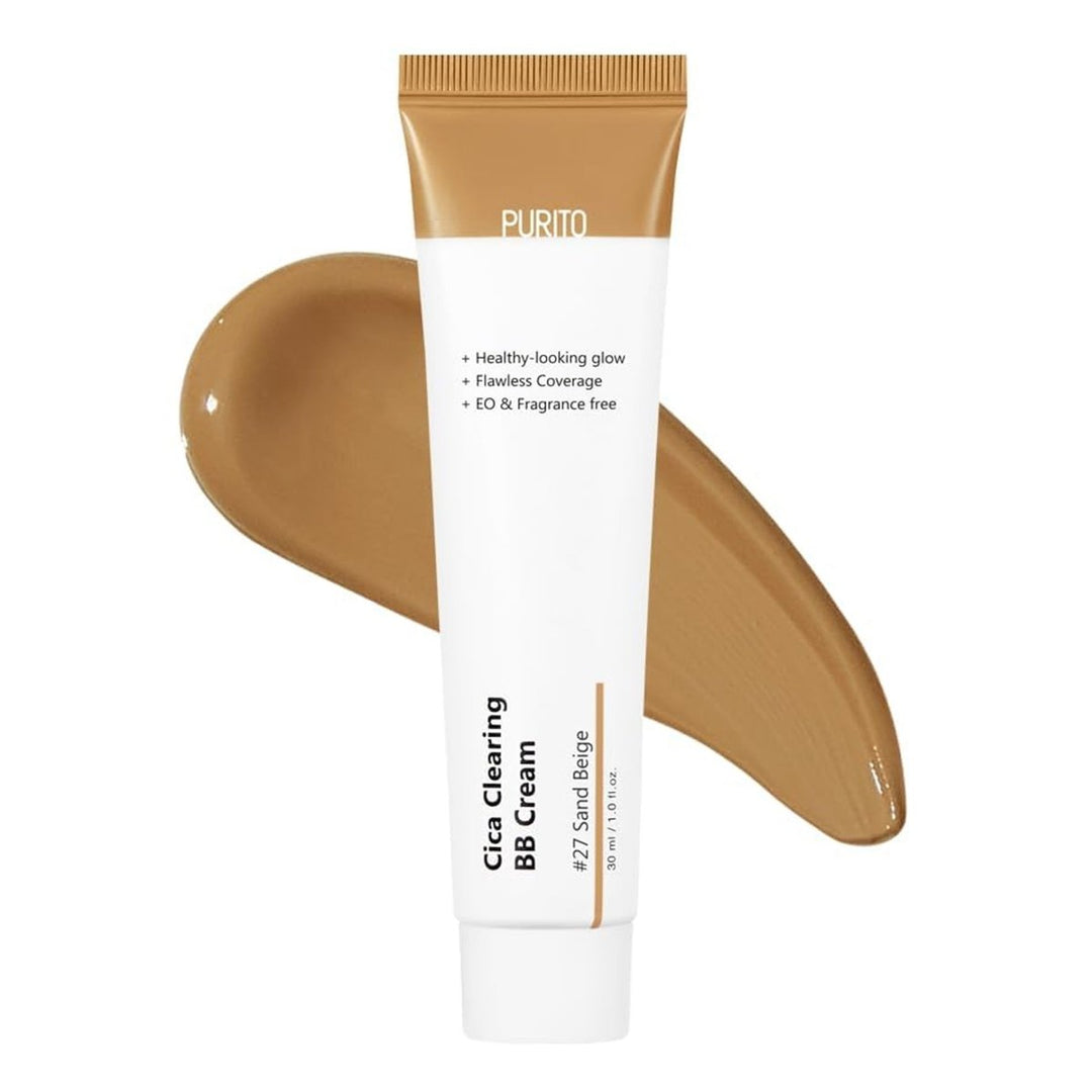PURITO Cica Clearing BB Cream 30ml - #27 Sand Beige Health & Beauty Kbeauty markham toronto free ship USA asian korean