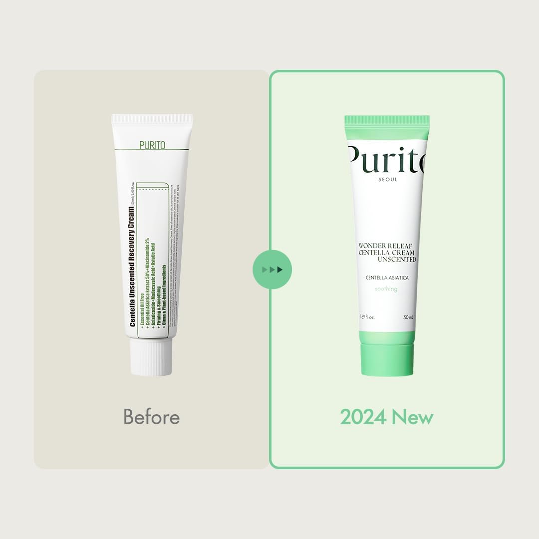 PURITO Wonder Releaf Centella Cream Unscented 50ml Health & Beauty oceanbuy beauty markham toronto free ship USA asian korean skincare