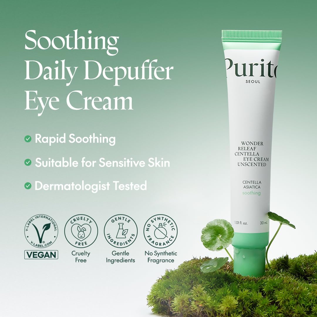 PURITO Wonder Releaf Centella Eye Cream Unscented 30ml Health & Beauty oceanbuy.ca markham toronto free ship USA asian korean skincare