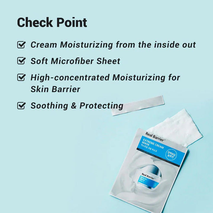 REAL BARRIER Extreme Cream Mask 27ml*10Pcs Health & Beauty oceanbuy.ca markham toronto free ship USA asian korean skincare