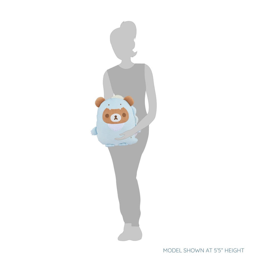 RILAKKUMA Chiarokoguma Flat Mochi Plush Pastel Blue - Size M Toys & Games oceanbuy beauty markham toronto free ship USA asian korean skincare