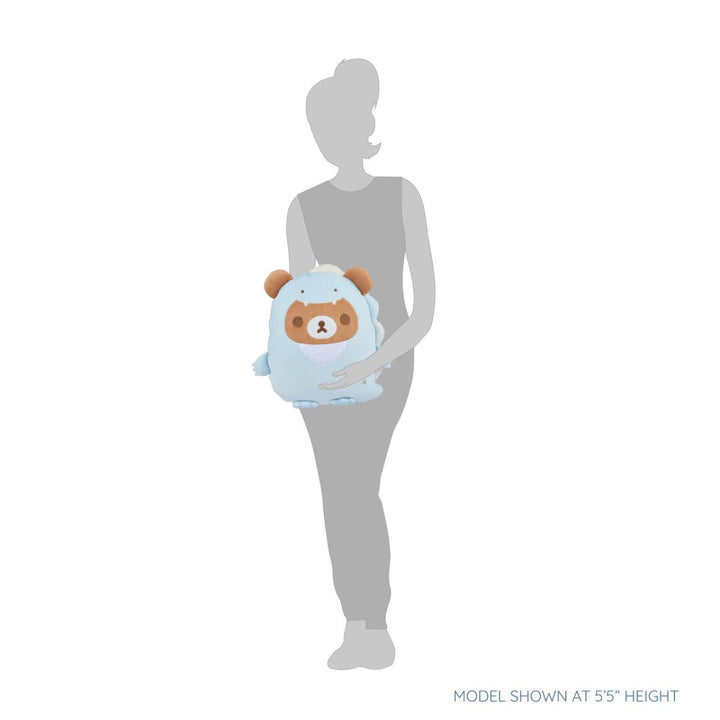 RILAKKUMA Chiarokoguma Flat Mochi Plush Pastel Blue - Size M Toys & Games oceanbuy beauty markham toronto free ship USA asian korean skincare