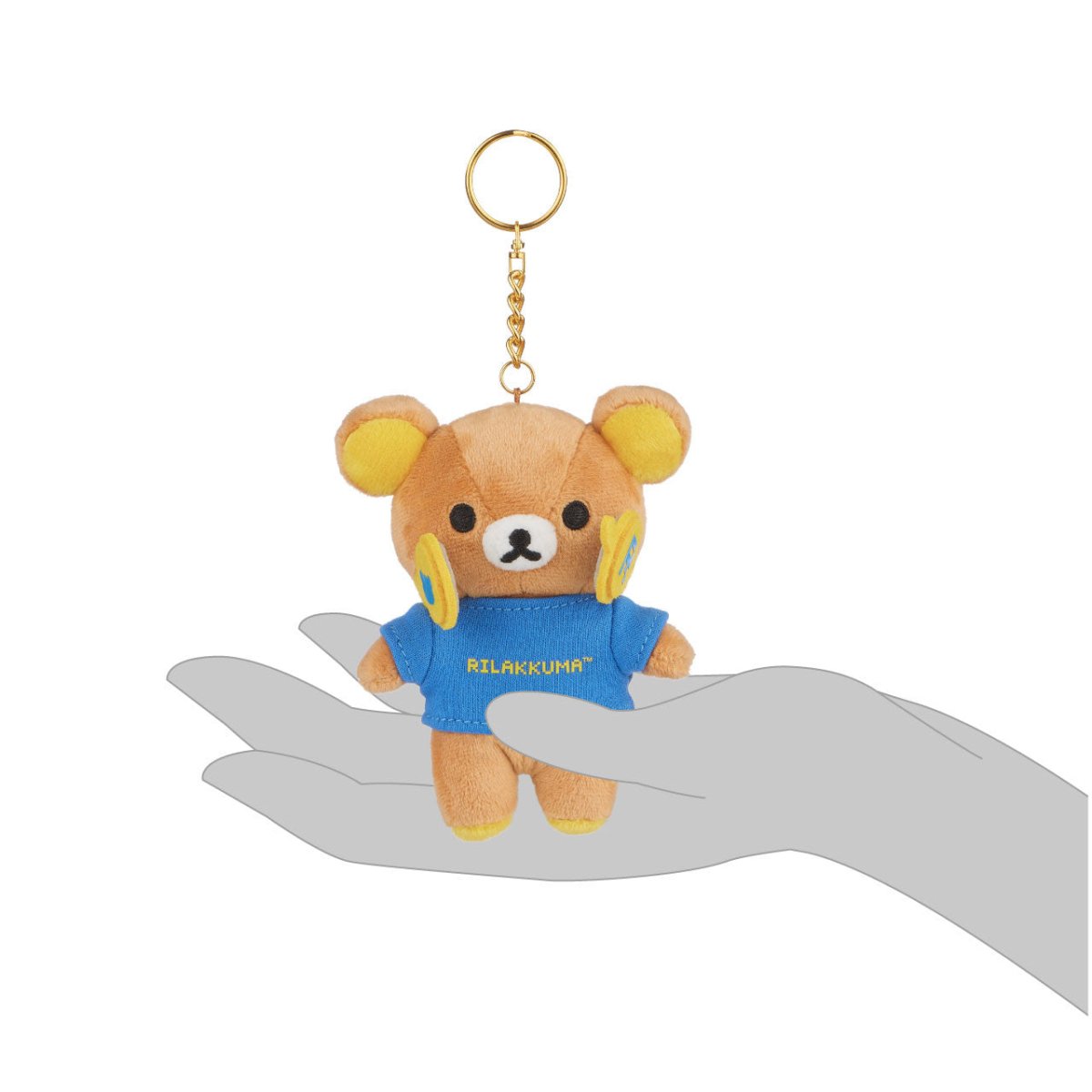 RILAKKUMA Gamer Keychain Plush Toys & Games oceanbuy beauty markham toronto free ship USA asian korean skincare
