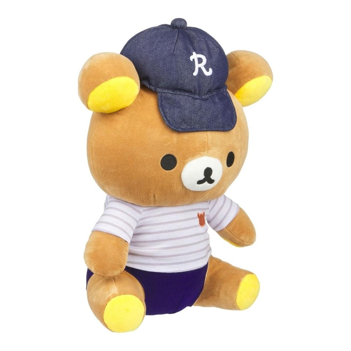 RILAKKUMA in Shirt and Baseball Hat Plush - Size M Toys & Games oceanbuy beauty markham toronto free ship USA asian korean skincare