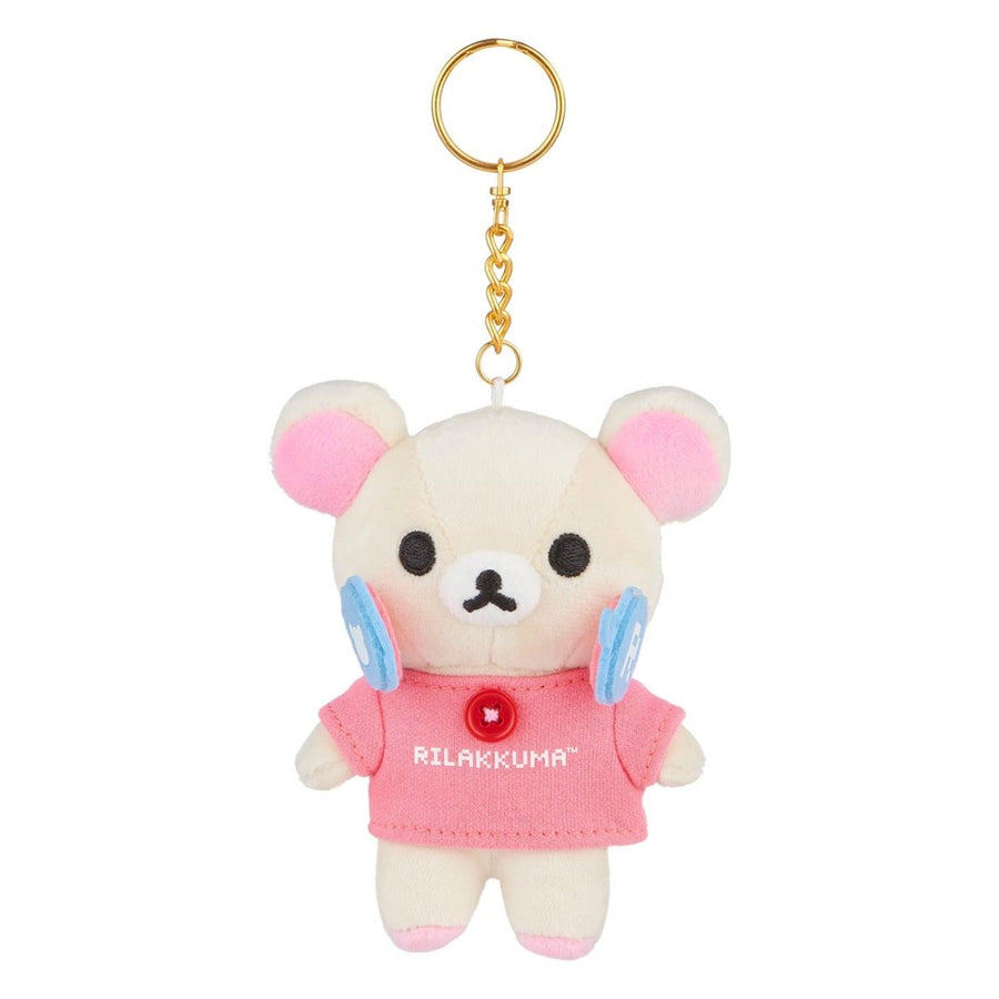 RILAKKUMA Korilakkuma Gamer Keychain Plush Toys & Games oceanbuy beauty markham toronto free ship USA asian korean skincare