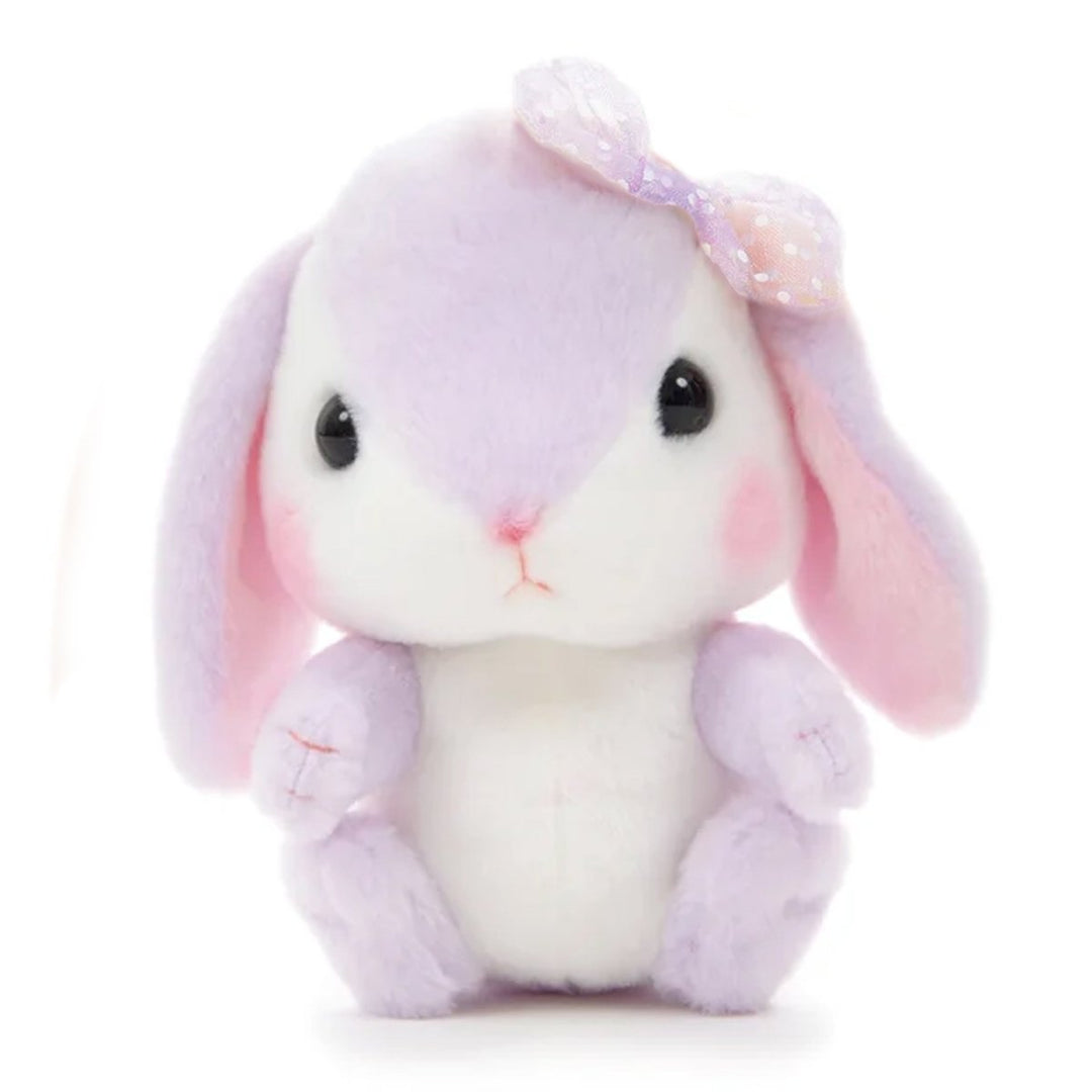 RILAKKUMA Pote Usa Loppy Purple Bunny Friend with Bow Plush - Size S Toys & Games oceanbuy beauty markham toronto free ship USA asian korean skincare