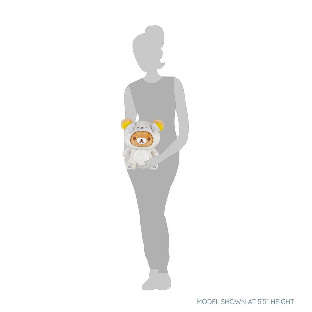 RILAKKUMA Pug Sitting Plush - Size M Toys & Games oceanbuy beauty markham toronto free ship USA asian korean skincare