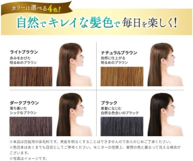 RISHIRI Kombu Natural Hair Color Treatment 200g - 4 Color to Choose Hair 2