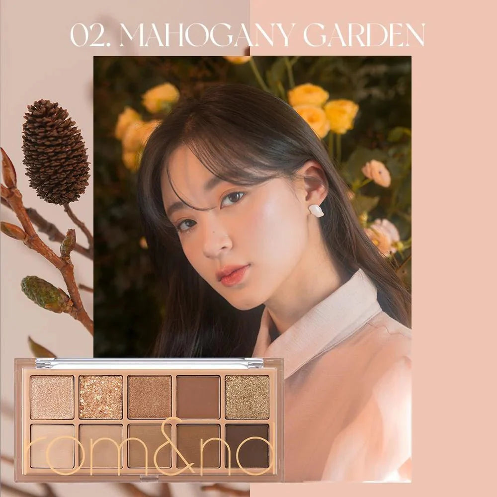 ROMAND Better Than Palette 8g - 02 Mahogany Garden Health & Beauty oceanbuy beauty markham toronto free ship USA asian korean skincare