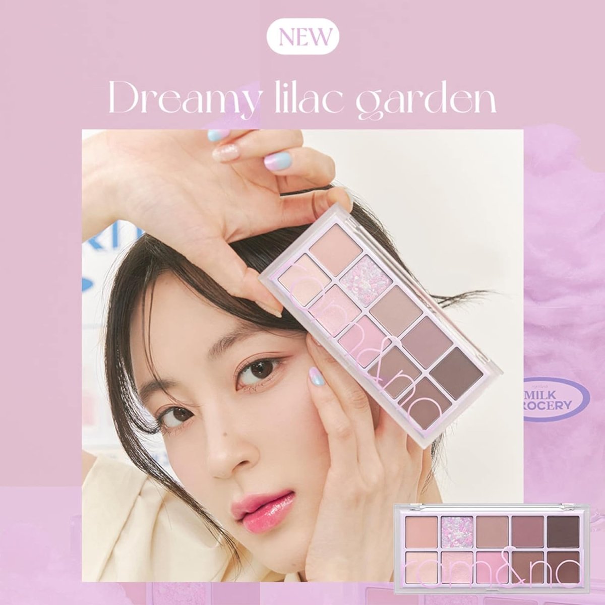 ROMAND Better Than Palette 8g - 09 Dreamy Lilac Garden Health & Beauty oceanbuy.ca markham toronto free ship USA asian korean skincare