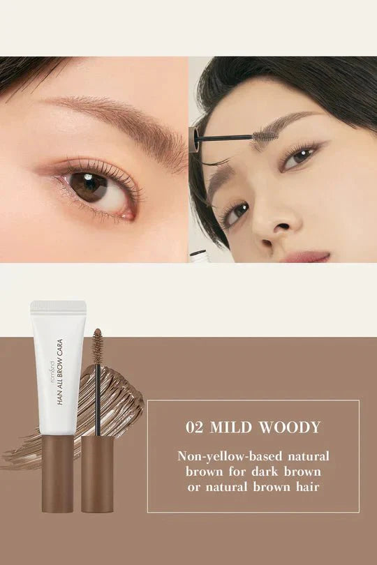 ROMAND Han All Brow Cara 9g - 02 Mild Woody Health & Beauty oceanbuy.ca markham toronto free ship USA asian korean skincare