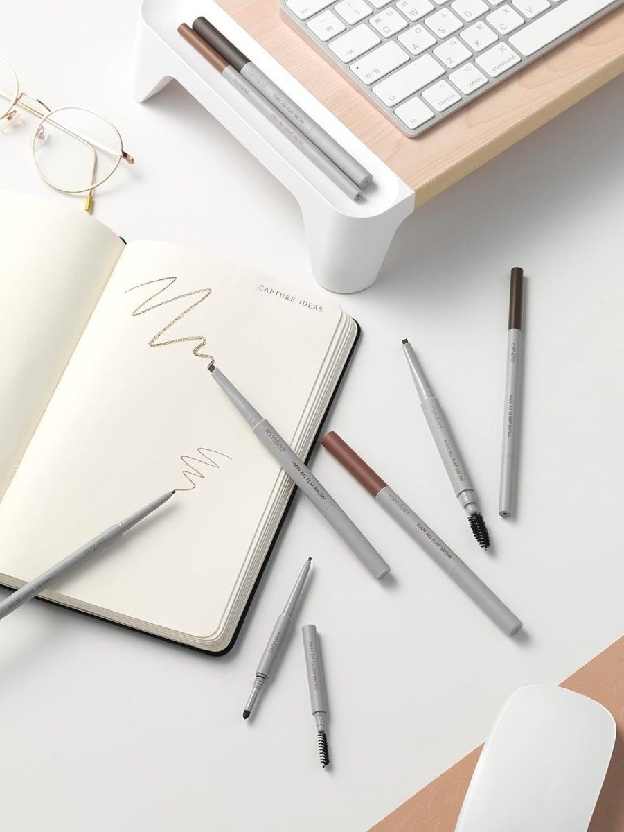 ROMAND Han All Flat Brow Pencil 10g - W3 Merry Blondy Health & Beauty 4