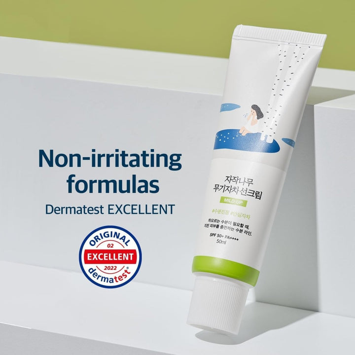 ROUND LAB Birch Juice Moisturizing Mild - Up Sunscreen SPF 50+ PA++++ 50ml Health & Beauty oceanbuy beauty markham toronto free ship USA asian korean skincare