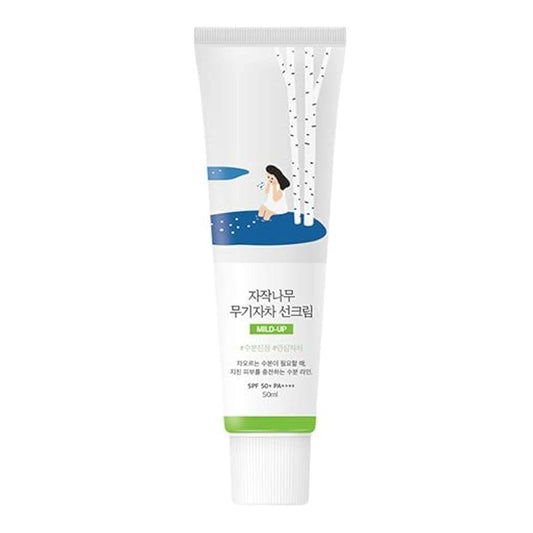 ROUND LAB Birch Juice Moisturizing Mild - Up Sunscreen SPF 50+ PA++++ 50ml Health & Beauty oceanbuy beauty markham toronto free ship USA asian korean skincare