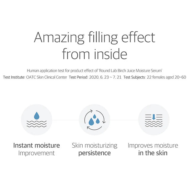 ROUND LAB Juice Birch Moisturizing Serum 50ml Health & Beauty oceanbuy.ca markham toronto free ship USA asian korean skincare