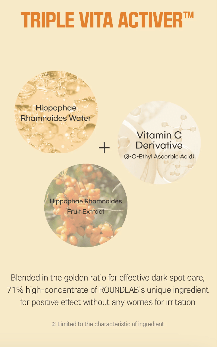 ROUND LAB Vita Niacinamide Dark Spot Cream 50ml Health & Beauty oceanbuy beauty markham toronto free ship USA asian korean skincare