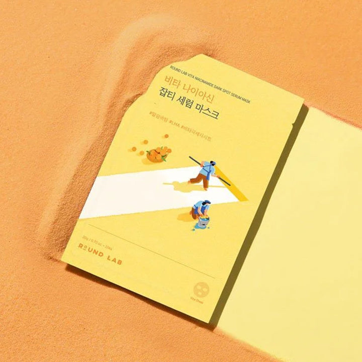 ROUND LAB Vita Niacinamide Dark Spot Serum Mask 10Pcs Health & Beauty oceanbuy beauty markham toronto free ship USA asian korean skincare