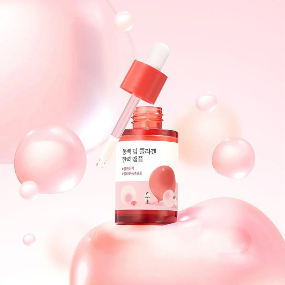 ROUND LAB Camellia Deep Collagen Firming Ampoule 30ml Health & Beauty