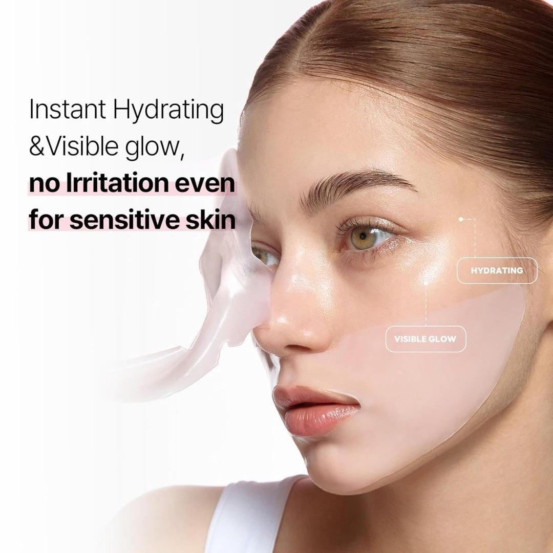 ROUND LAB Camellia Deep Collagen Firming Mask 4Pcs Health & Beauty