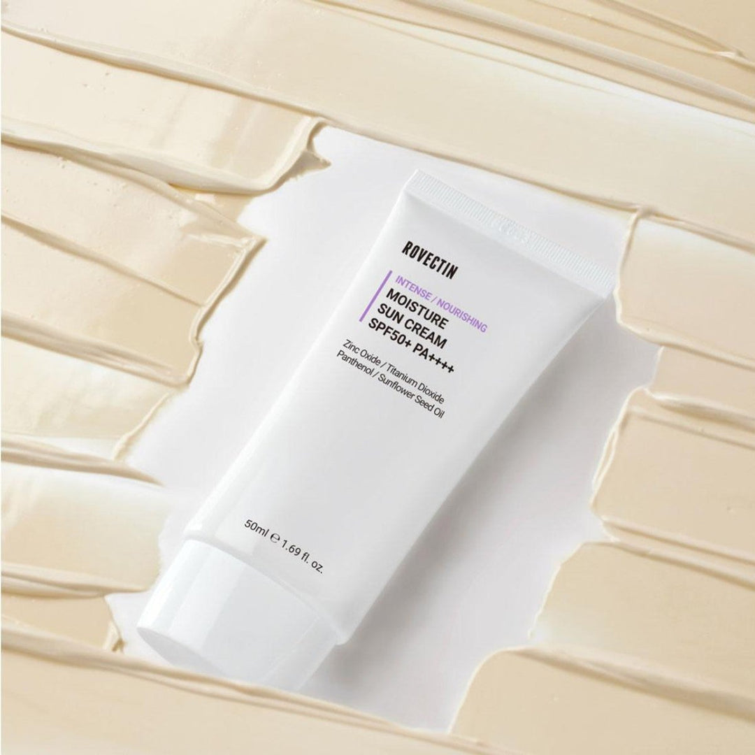 ROVECTIN Intense Moisture Sun Cream SPF50+ PA++++ 50ml Health & Beauty Kbeauty markham toronto free ship USA asian korean