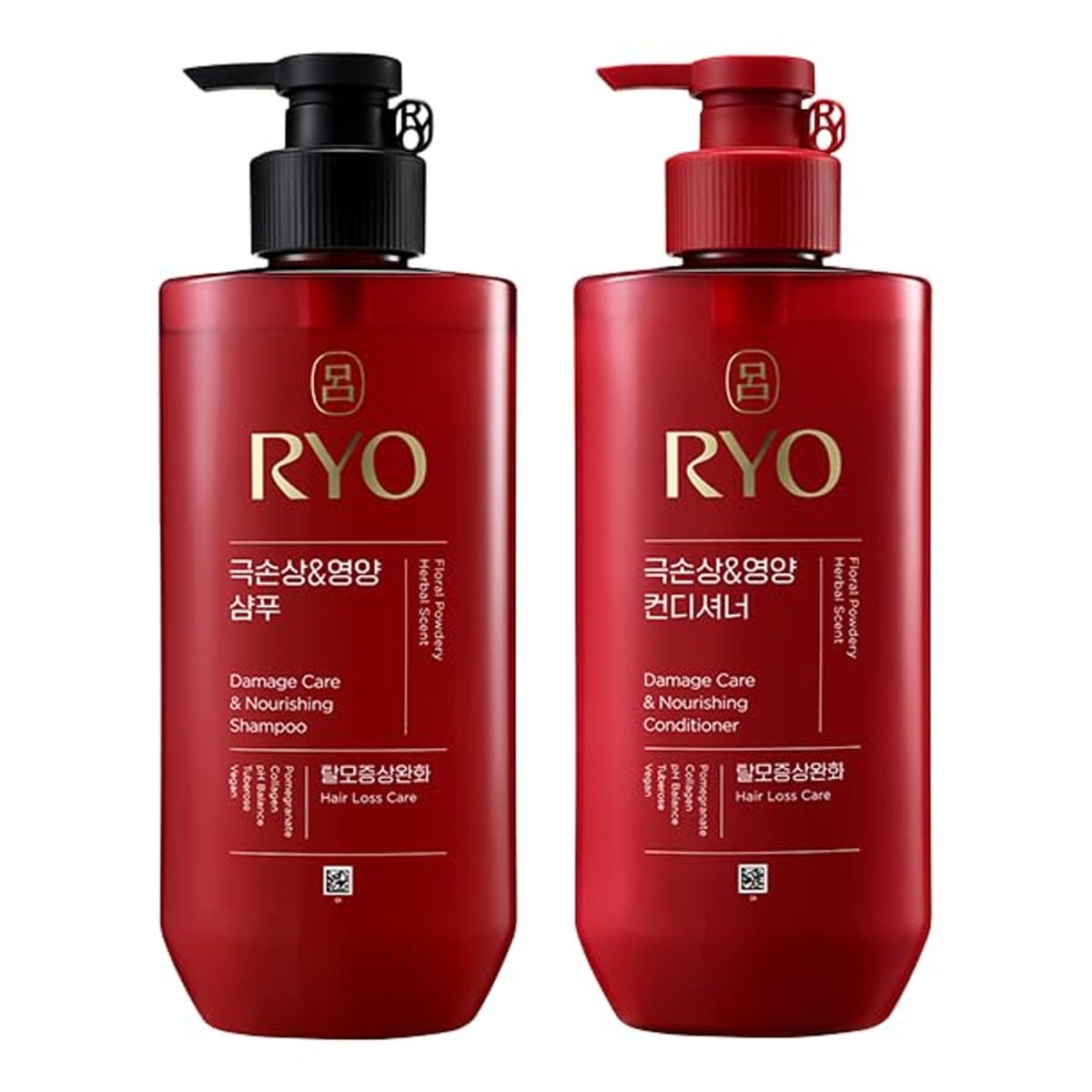 RYO Damage Care & Nourishing Hair Care Set 480ml*2 Health & Beauty oceanbuy beauty markham toronto free ship USA asian korean skincare