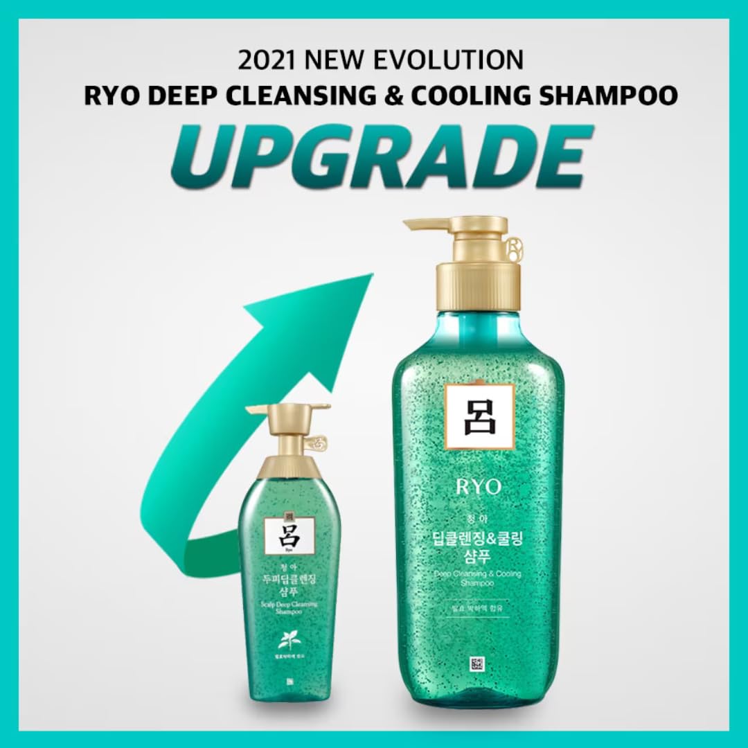 RYO Green Scalp Deep Cleansing Shampoo 550ml Hair Care oceanbuy.ca markham toronto free ship USA asian korean skincare