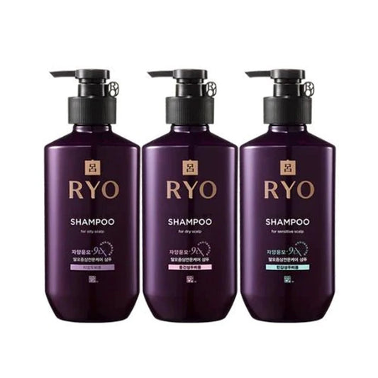 RYO Hair Strengthen Shampoo 400ml - 3 Types to choose oceanbuy.ca markham toronto free ship USA asian korean skincare