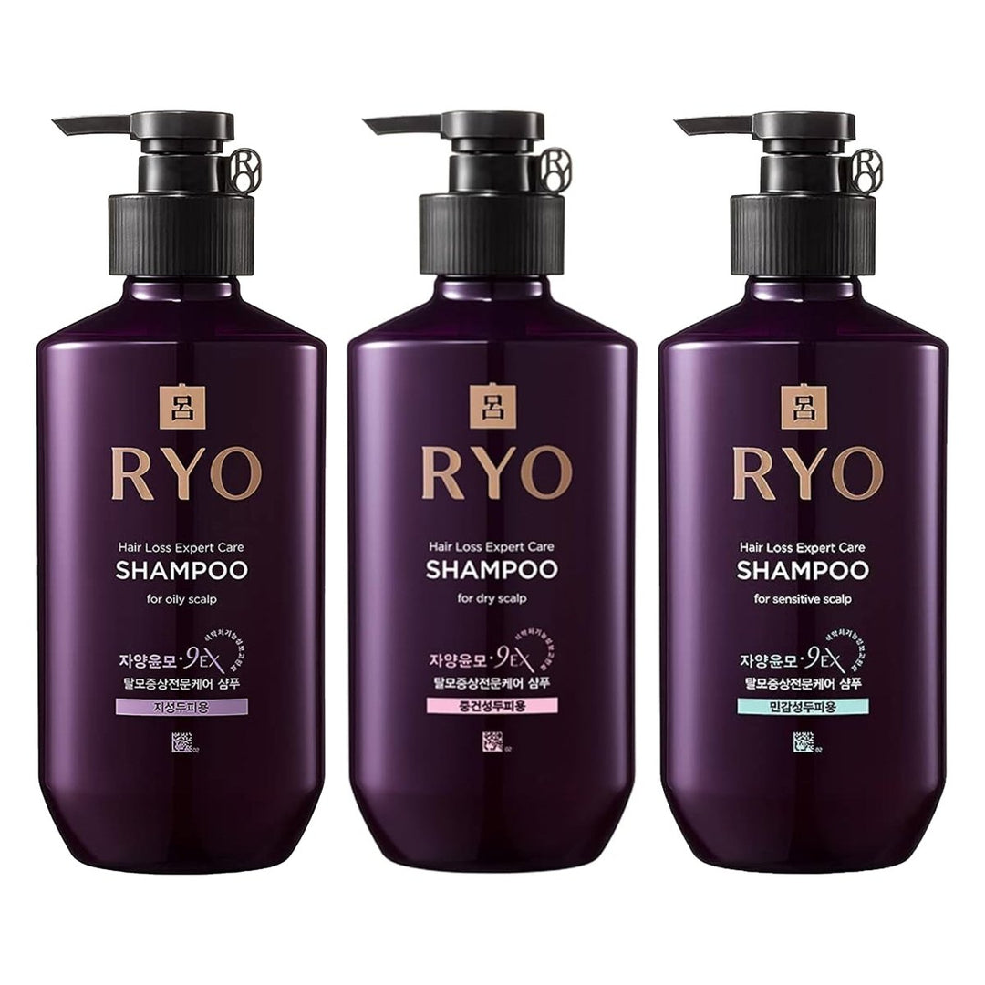 RYO Hair Strengthen Shampoo 400ml - 3 Types to Choose Hair Care oceanbuy beauty markham toronto free ship USA asian korean skincare