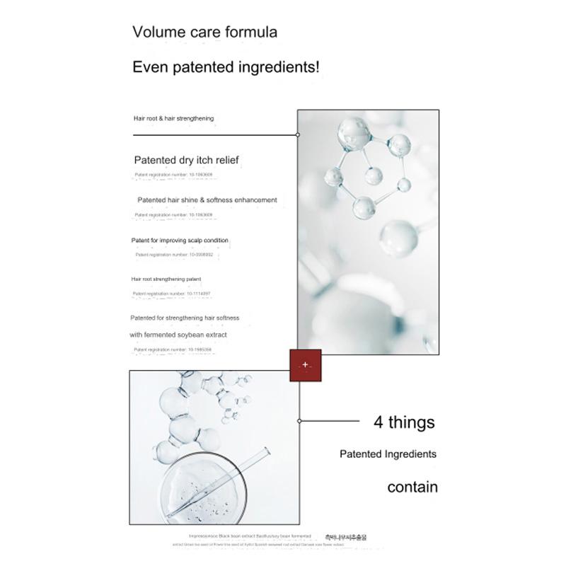 patented ingredients in RYO hair strengthen shampoo for root care