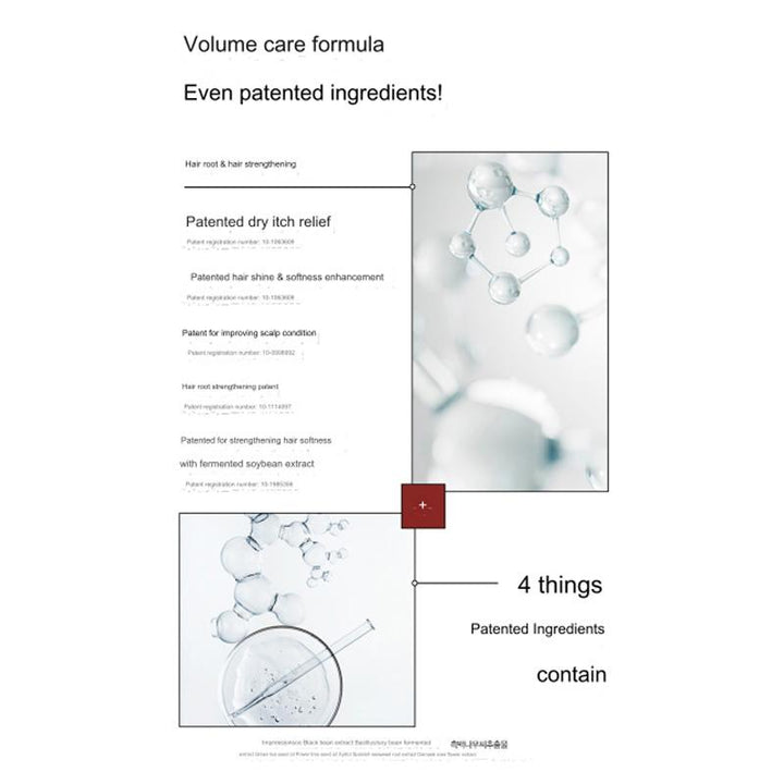 patented ingredients in RYO hair strengthen shampoo for root care