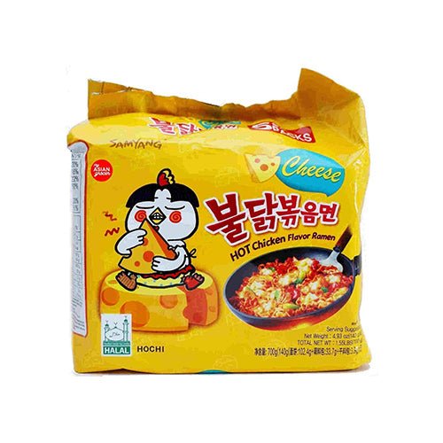 SAMYANG HOT Chicken Flavour Halal Cheese Ramen (pack of 5) Food, Beverages & Tobacco oceanbuy.ca markham toronto free ship USA asian korean skincare