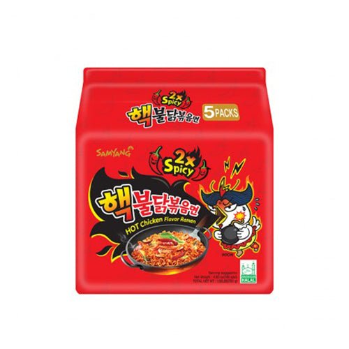 SAMYANG Hek Buldak Extra Spicy Roasted Chicken Ramen Nuclear Edition 5 Pack/Bag Food, Beverages & Tobacco oceanbuy.ca markham toronto free ship USA asian korean skincare