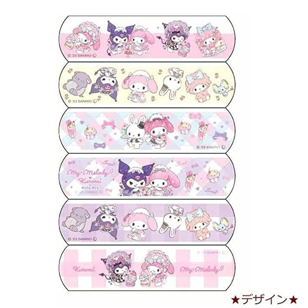 SANTAN My Melody & Kuromi Emergency Bandages 18Pcs Health & Beauty oceanbuy beauty markham toronto free ship USA asian korean skincare
