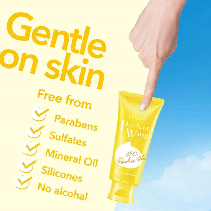 SHISEIDO SENKA Perfect Whip Vitamin C Poreless Glow Facial Cleanser 100g oceanbuy.ca markham toronto free ship USA asian korean skincare