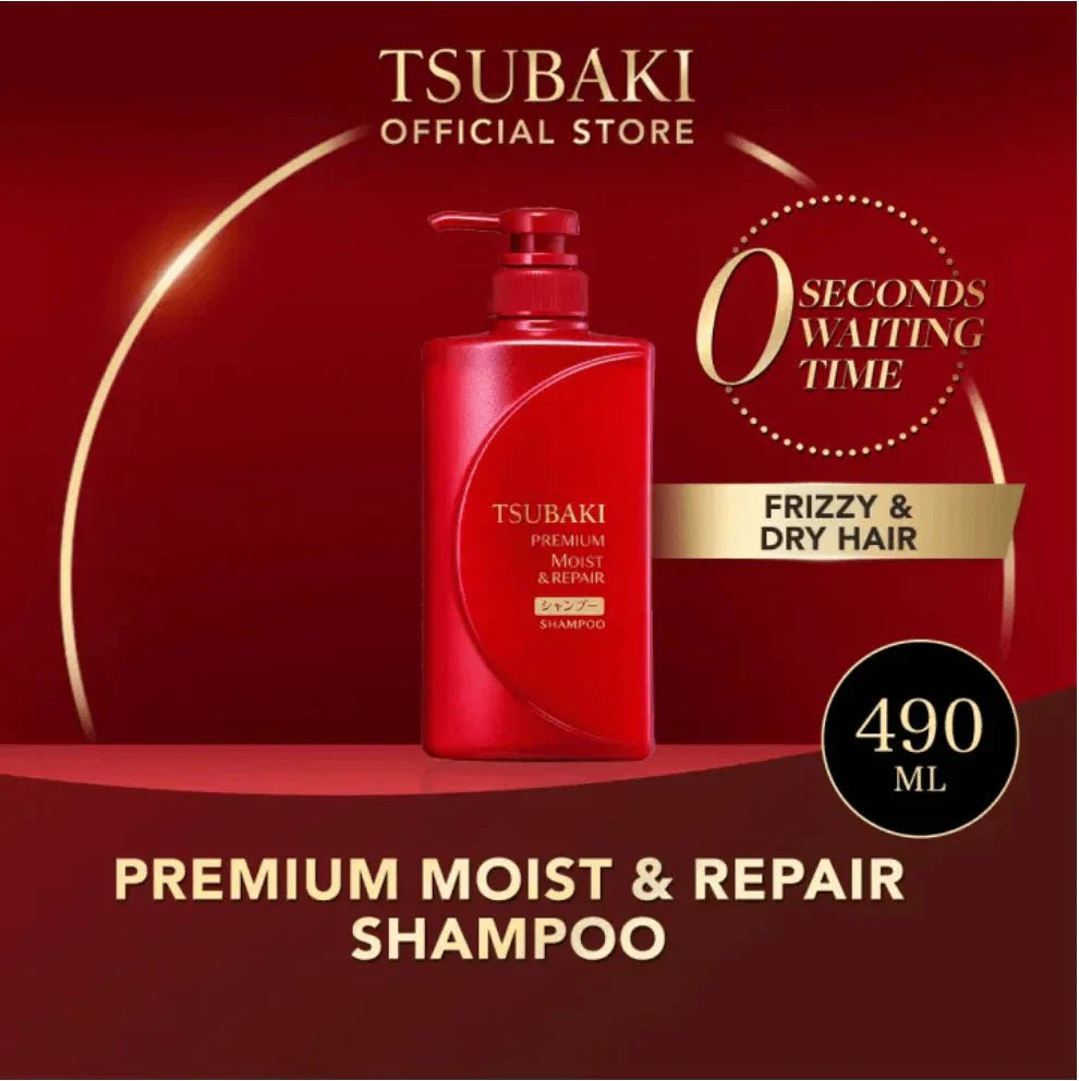 SHISEIDO TSUBAKl Premium Moist Hair Care Set 490ml*2 Health & Beauty oceanbuy.ca markham toronto free ship USA asian korean skincare